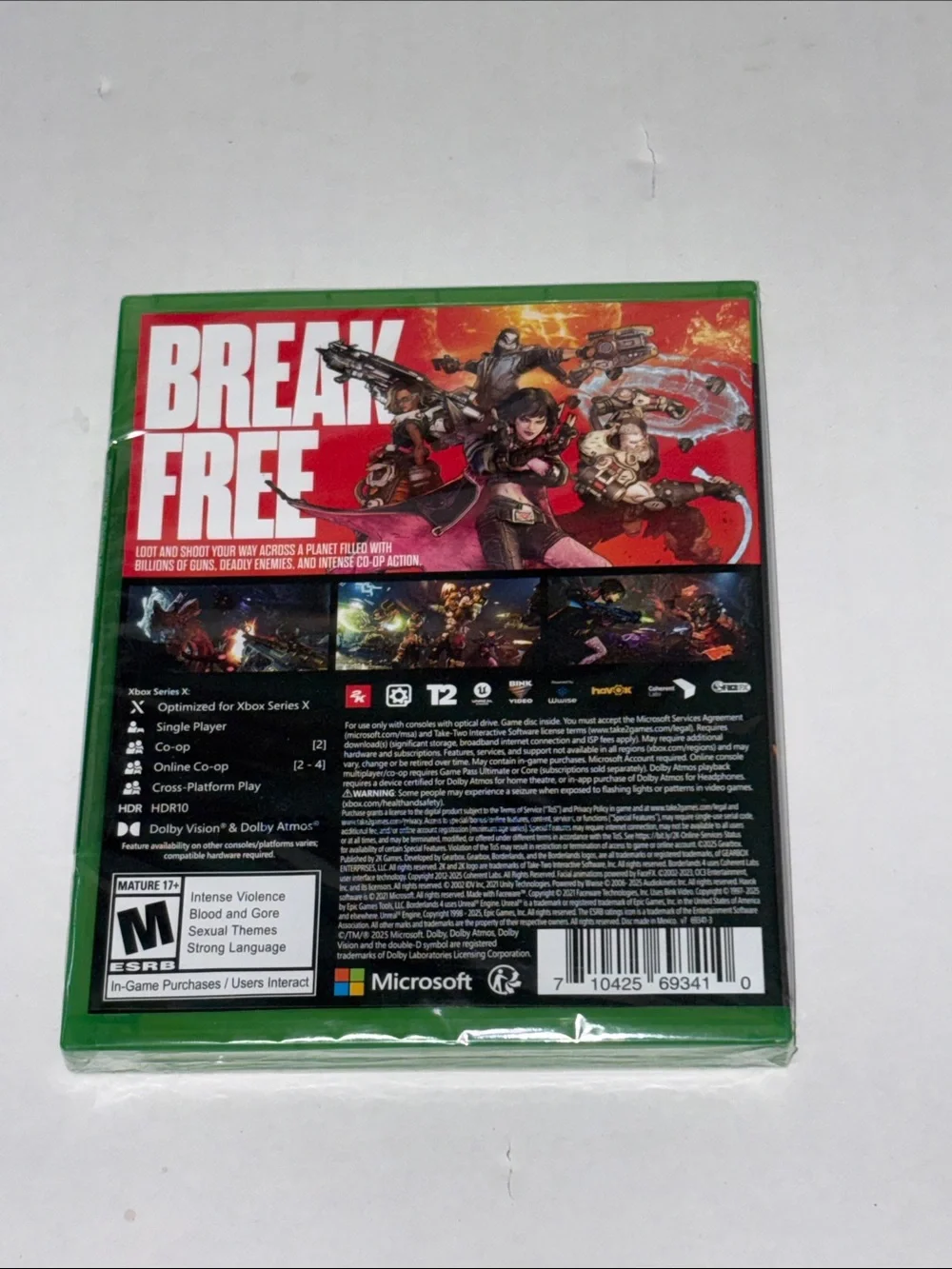 Xbox Series X Borderlands 4 Video Physical Copy Game New